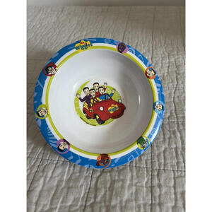 Vintage Y2K 2004 The Wiggles Melamine Bowl - Big Red Car - Trudeau